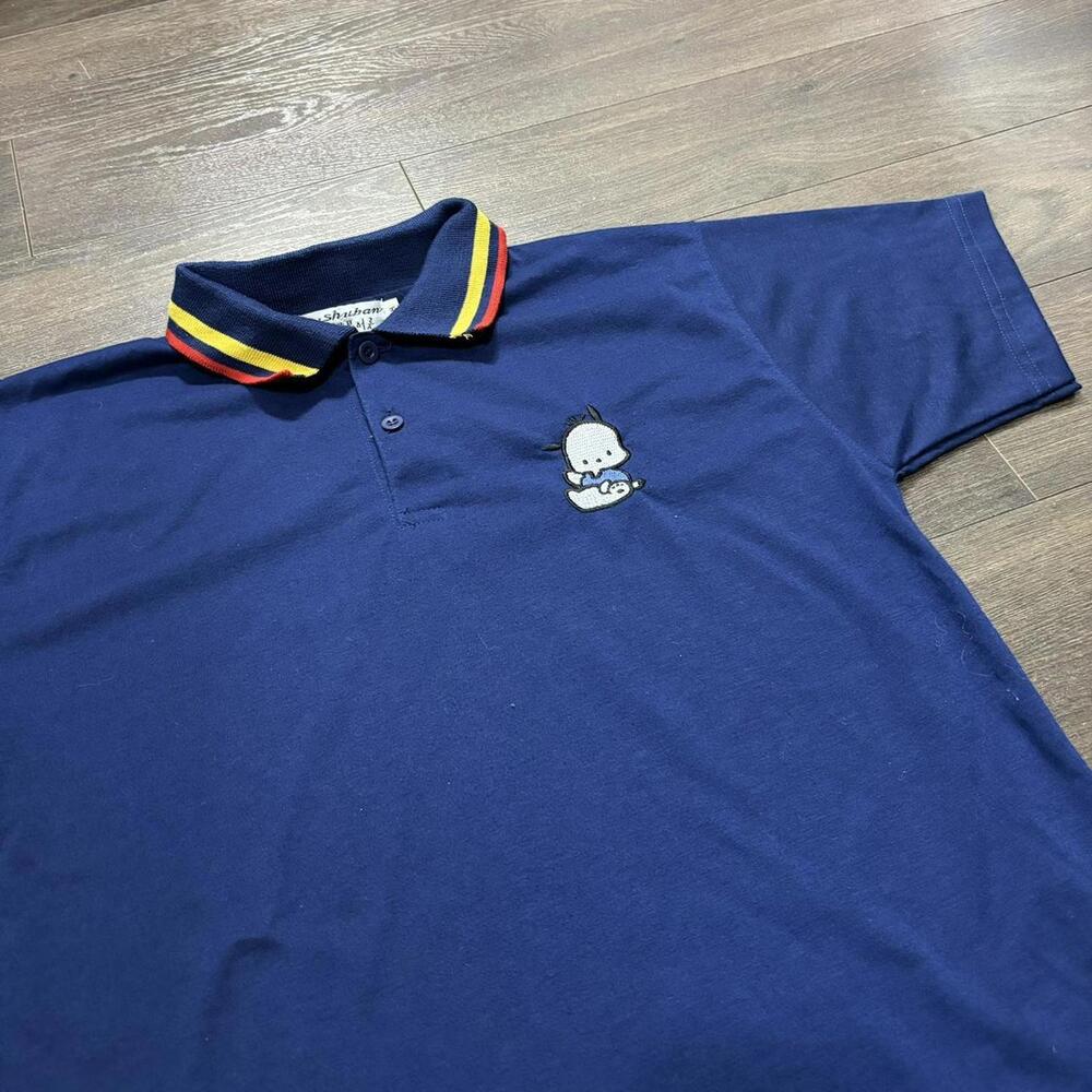 vintage Sanrio pochacco polo shirt 90s M